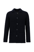 Koyu Lacivert Regular Fit Örme Triko Hırka