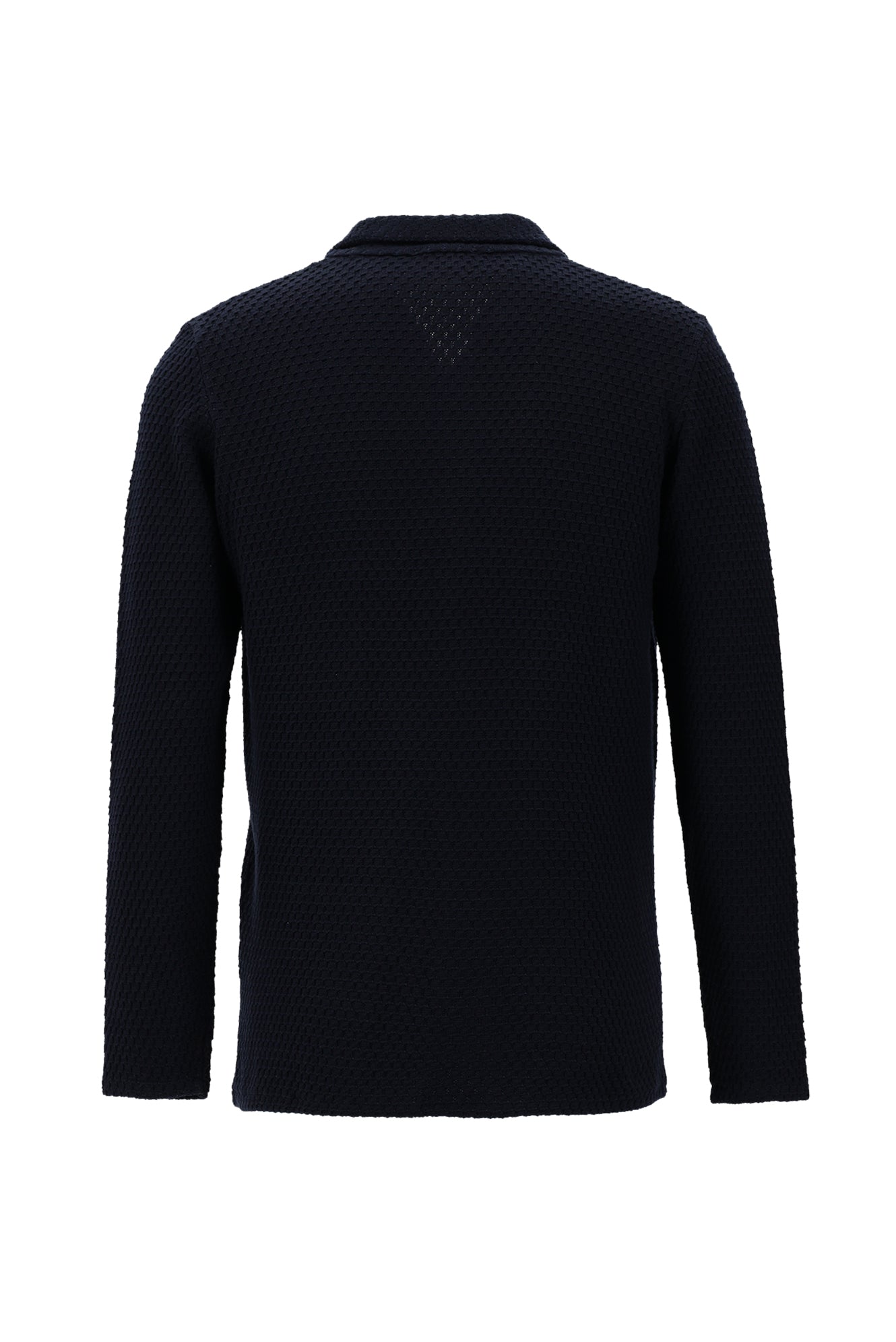 Koyu Lacivert Regular Fit Örme Triko Hırka