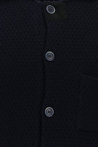 Koyu Lacivert Regular Fit Örme Triko Hırka