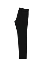 Siyah Regular Fit Likralı Kanvas / Chino Pantolon