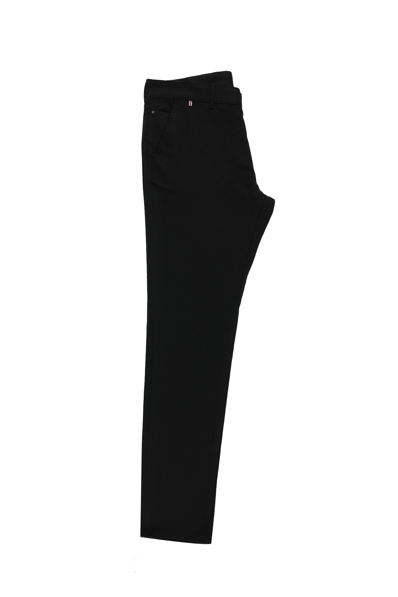 Siyah Regular Fit Likralı Kanvas / Chino Pantolon