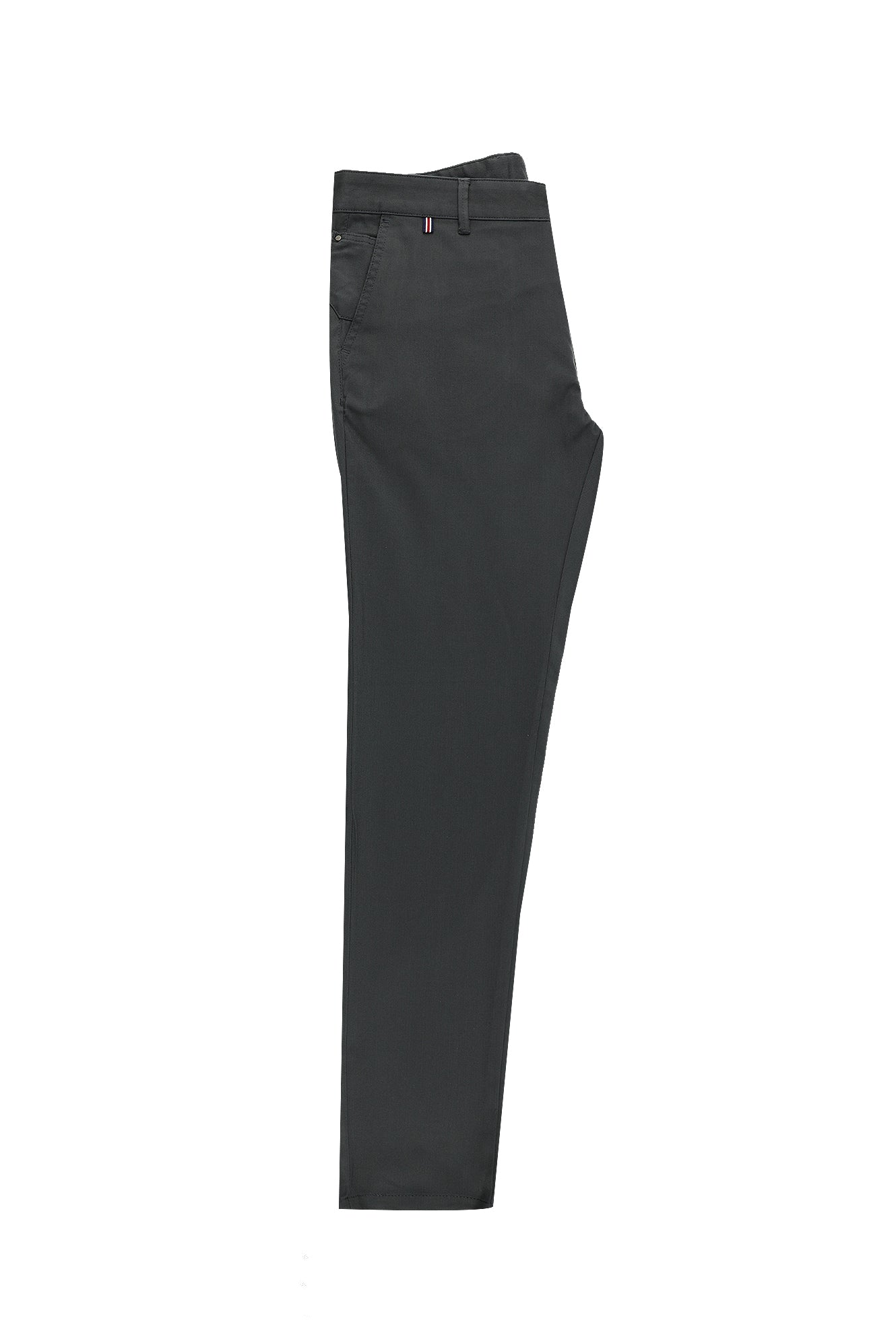 Orta Füme Regular Fit Likralı Kanvas / Chino Pantolon
