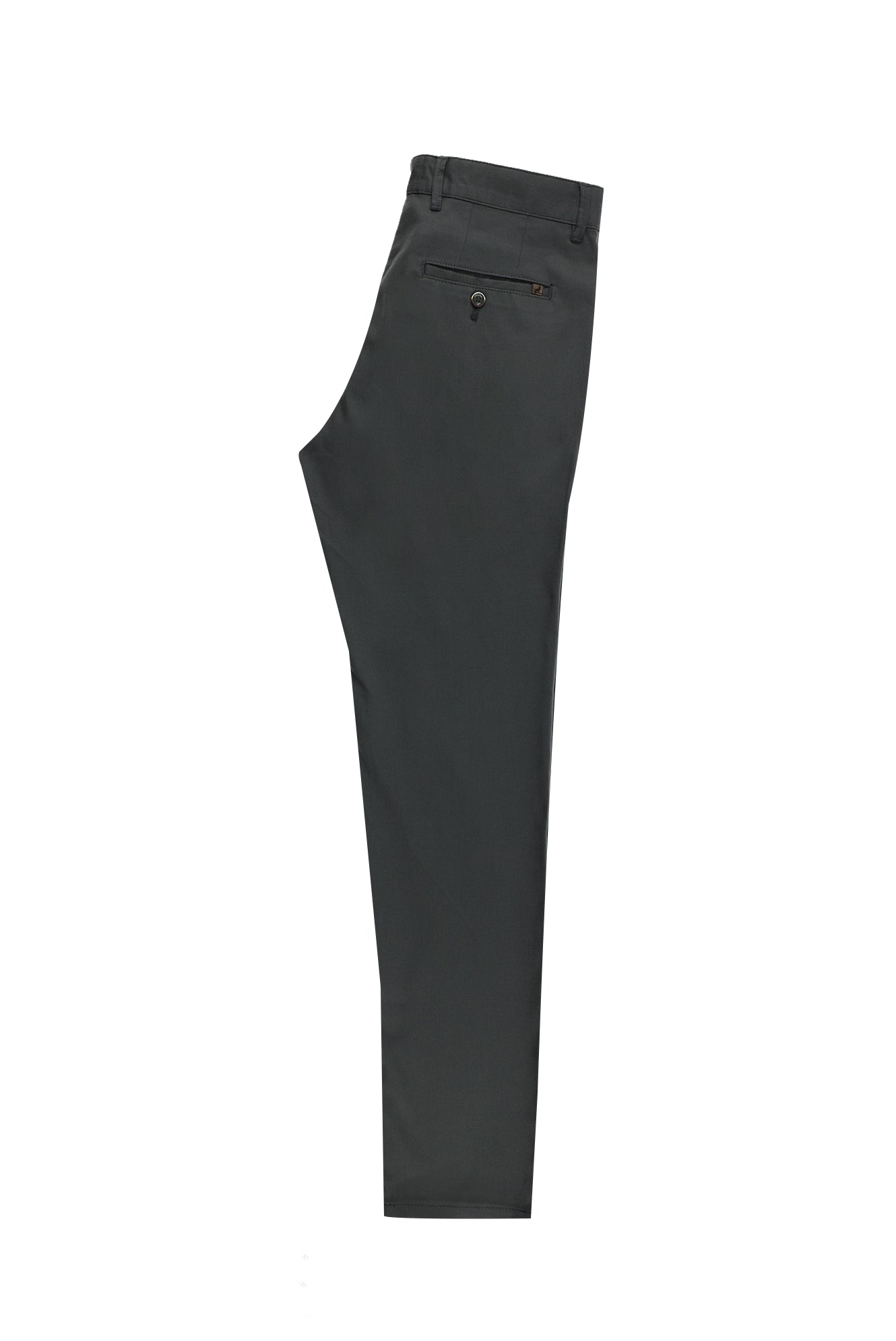 Orta Füme Regular Fit Likralı Kanvas / Chino Pantolon
