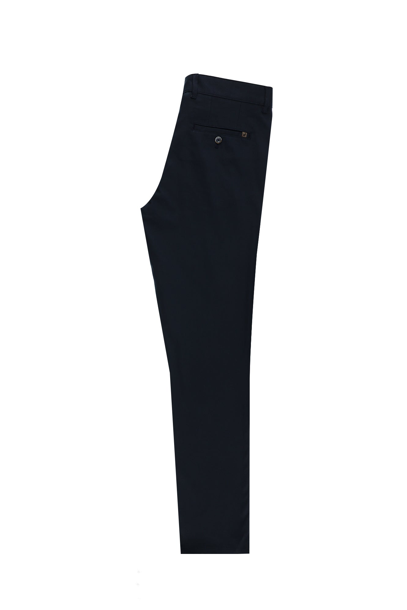 Koyu Lacivert Regular Fit Likralı Kanvas / Chino Pantolon