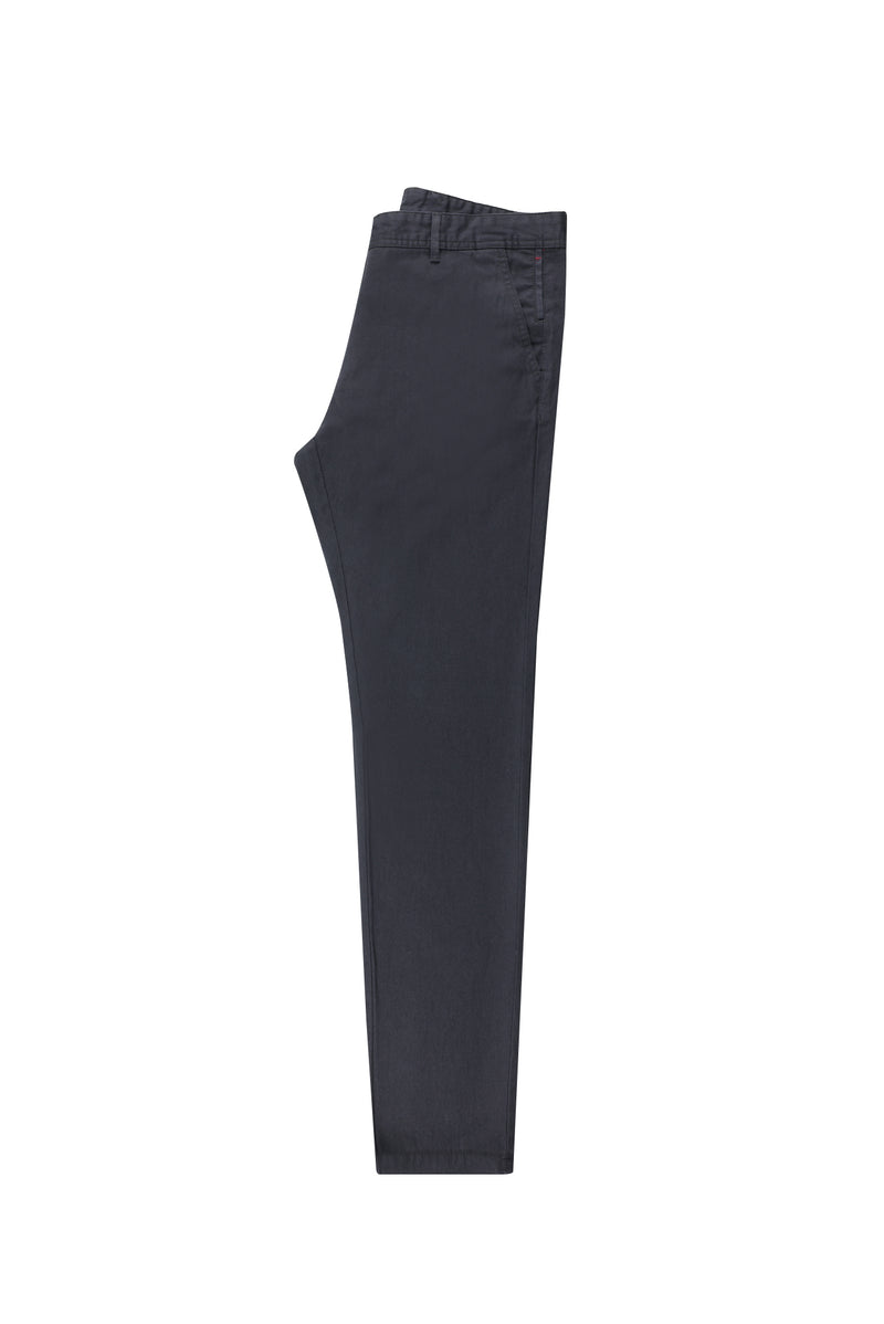 Koyu Füme Regular Fit Likralı Kanvas / Chino Pantolon