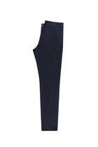 Koyu Lacivert Regular Fit Likralı Kanvas / Chino Pantolon