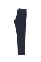 Koyu Lacivert Regular Fit Likralı Kanvas / Chino Pantolon