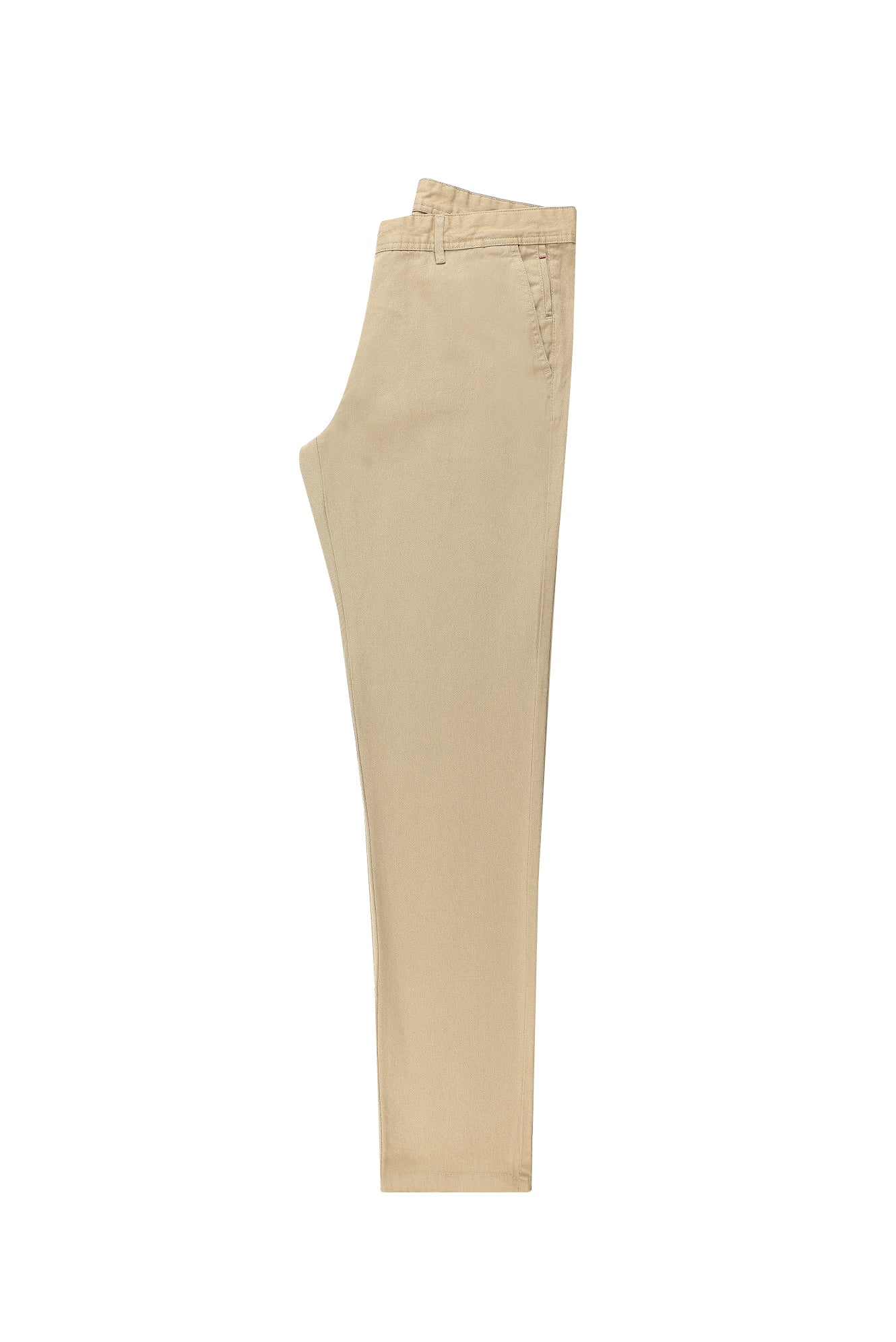 Orta Bej Regular Fit Likralı Kanvas / Chino Pantolon
