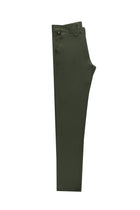 Orta Haki Slim Fit Dar Kesim Likral? Kanvas / Chino Pantolon-Abdullah Ki??l?