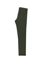 Orta Haki Slim Fit Dar Kesim Likral? Kanvas / Chino Pantolon-Abdullah Ki??l?