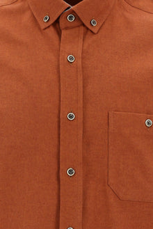 Kiremit Uzun Kol Regular Fit Oduncu Spor Pamuklu Gömlek