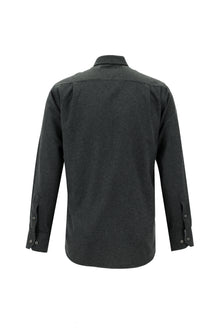 Orta Haki Uzun Kol Regular Fit Ekose Oduncu Pamuk Gömlek