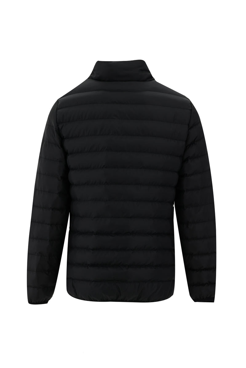 Koyu Siyah Kapitone Spor Mont