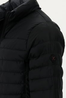 Koyu Siyah Kapitone Spor Mont