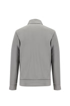 Orta Gri Dik Yaka Slim Fit Dar Kesim Spor Scuba Mont