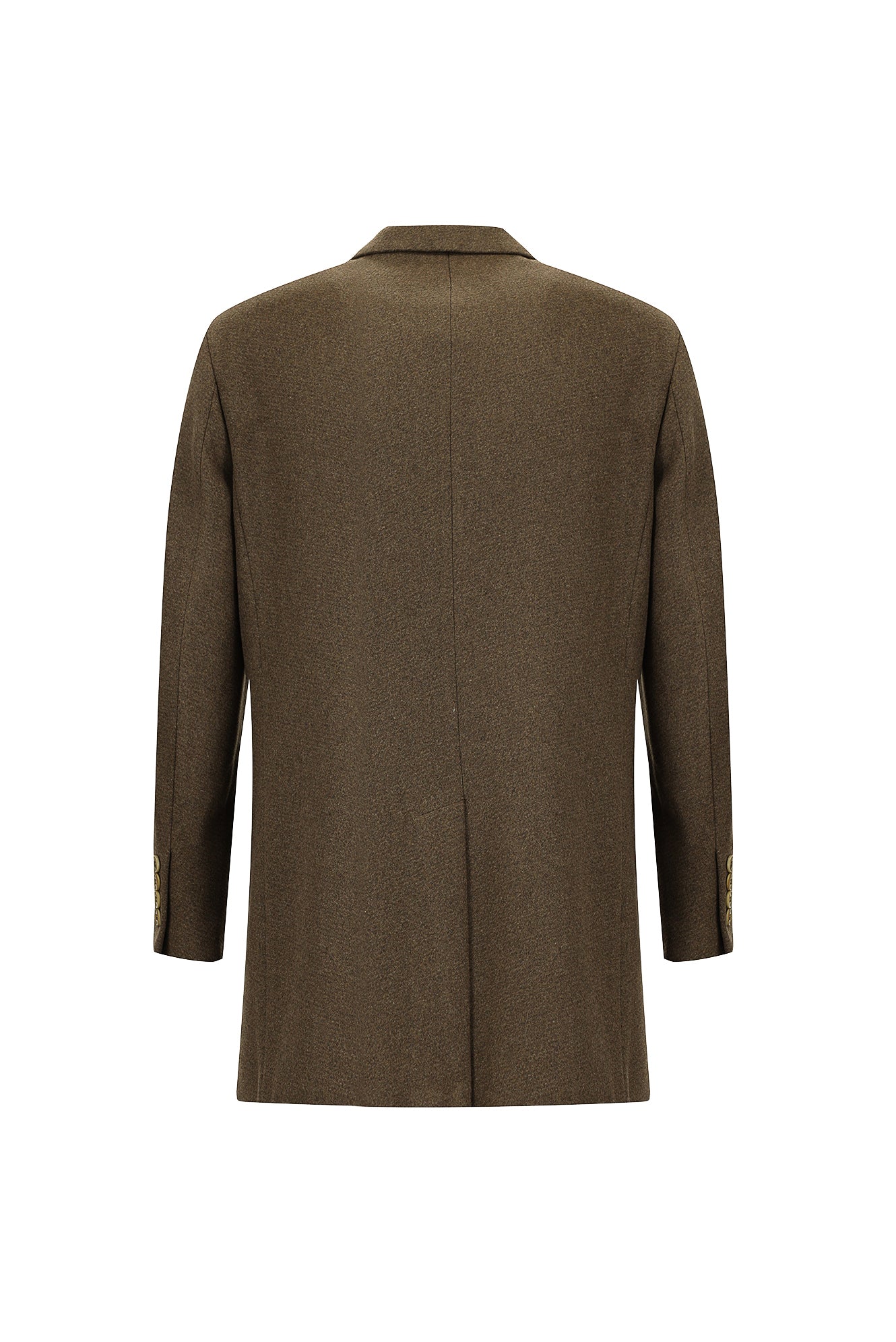 Açık Kahve  Yünlü Kaban