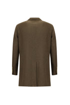 Açık Kahve  Yünlü Kaban