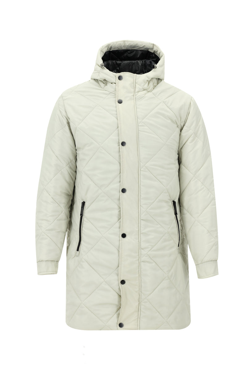 Taş Kapüşonlu Kapitone Spor Kaban