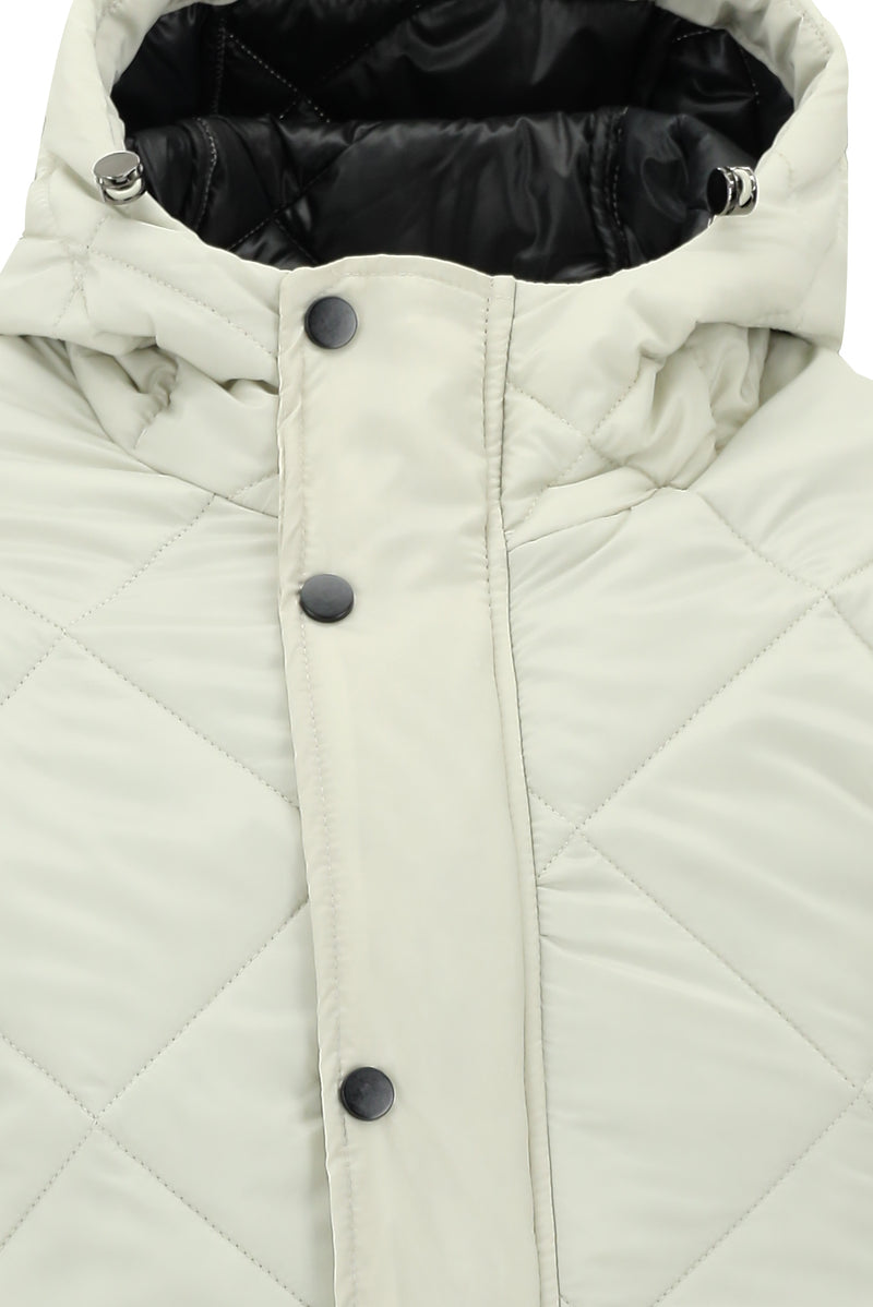 Taş Kapüşonlu Kapitone Spor Kaban