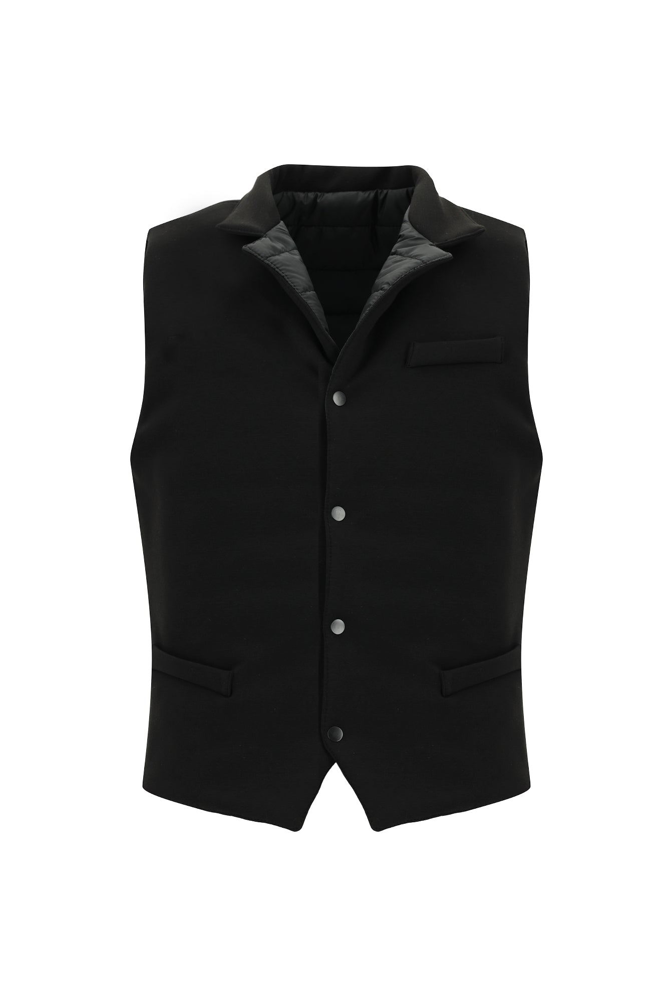 Siyah Çift Taraflı Spor Şişme Yelek