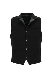 Siyah Çift Taraflı Spor Şişme Yelek