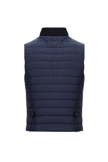 Koyu Lacivert Çift Taraflı Spor Şişme Yelek