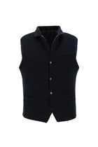 Koyu Lacivert Çift Taraflı Spor Şişme Yelek