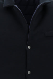 Koyu Lacivert Çift Taraflı Spor Şişme Yelek