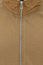 Camel Dik Yaka Regular Fit Fermuarlı Sweatshirt