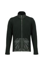 Orta Haki Dik Yaka Regular Fit Fermuarlı Pamuklu Sweatshirt