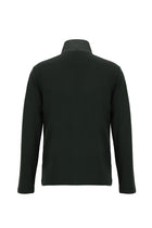 Orta Haki Dik Yaka Regular Fit Fermuarlı Pamuklu Sweatshirt