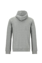 Açık Gri Melanj Kapüşonlu Regular Fit Fermuarlı Sweatshirt