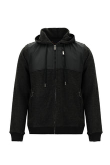 Marengo Kapüşonlu Regular Fit Fermuarlı Yünlü Sweatshirt