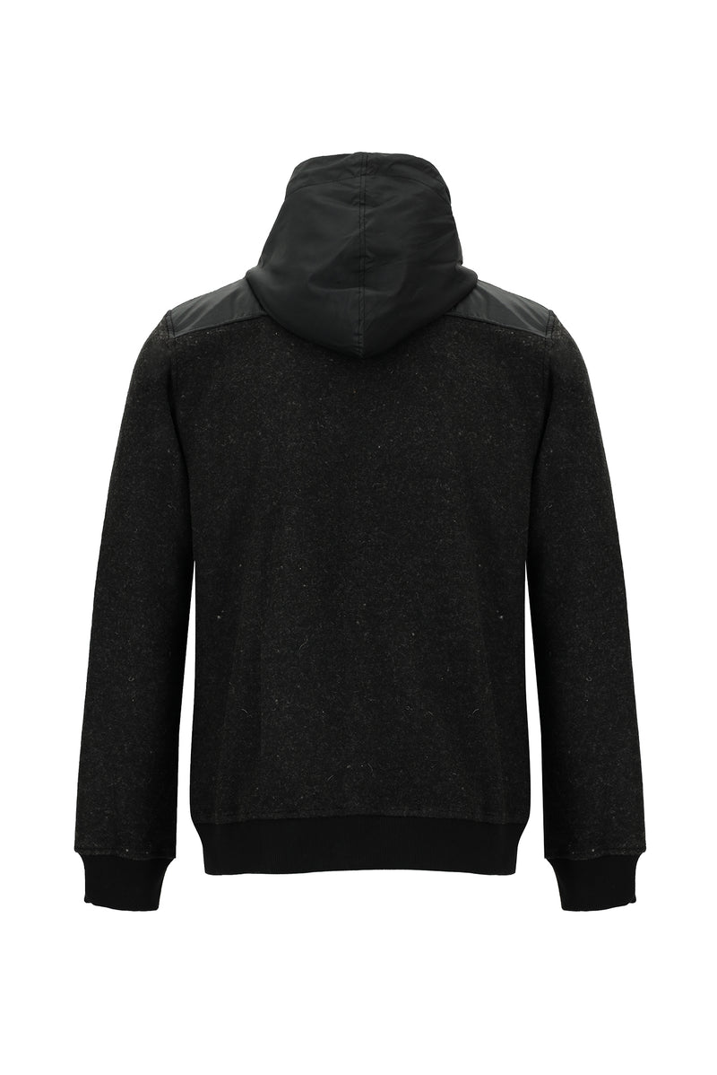 Marengo Kapü?onlu Regular Fit Fermuarl? Yünlü Sweatshirt