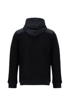 Koyu Lacivert Kapüşonlu Regular Fit Fermuarlı Yünlü Sweatshirt