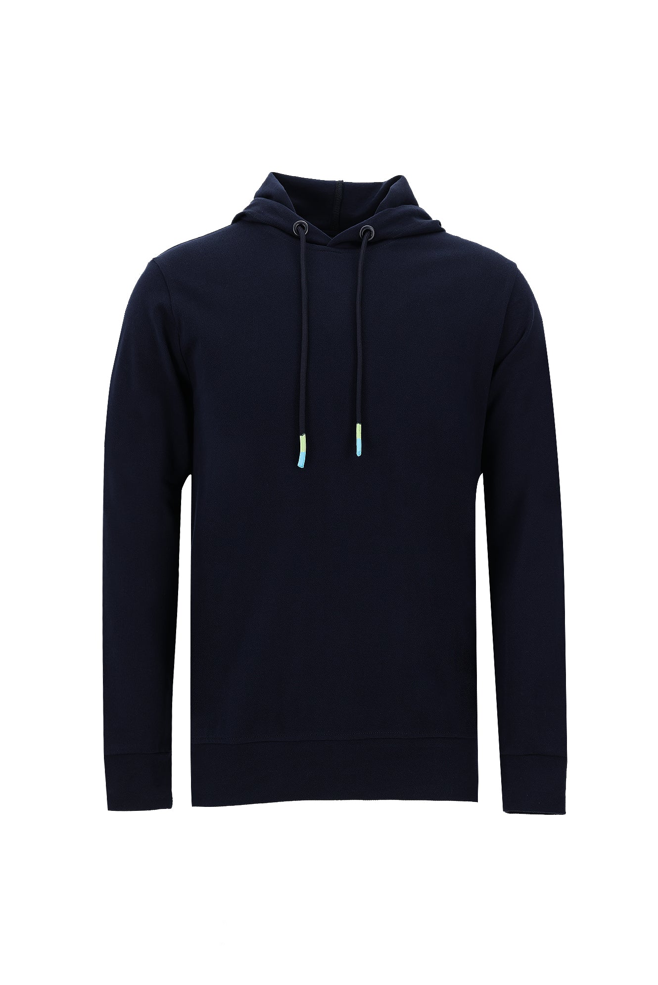 Koyu Lacivert Kapüşonlu Regular Fit Pamuk Sweatshirt