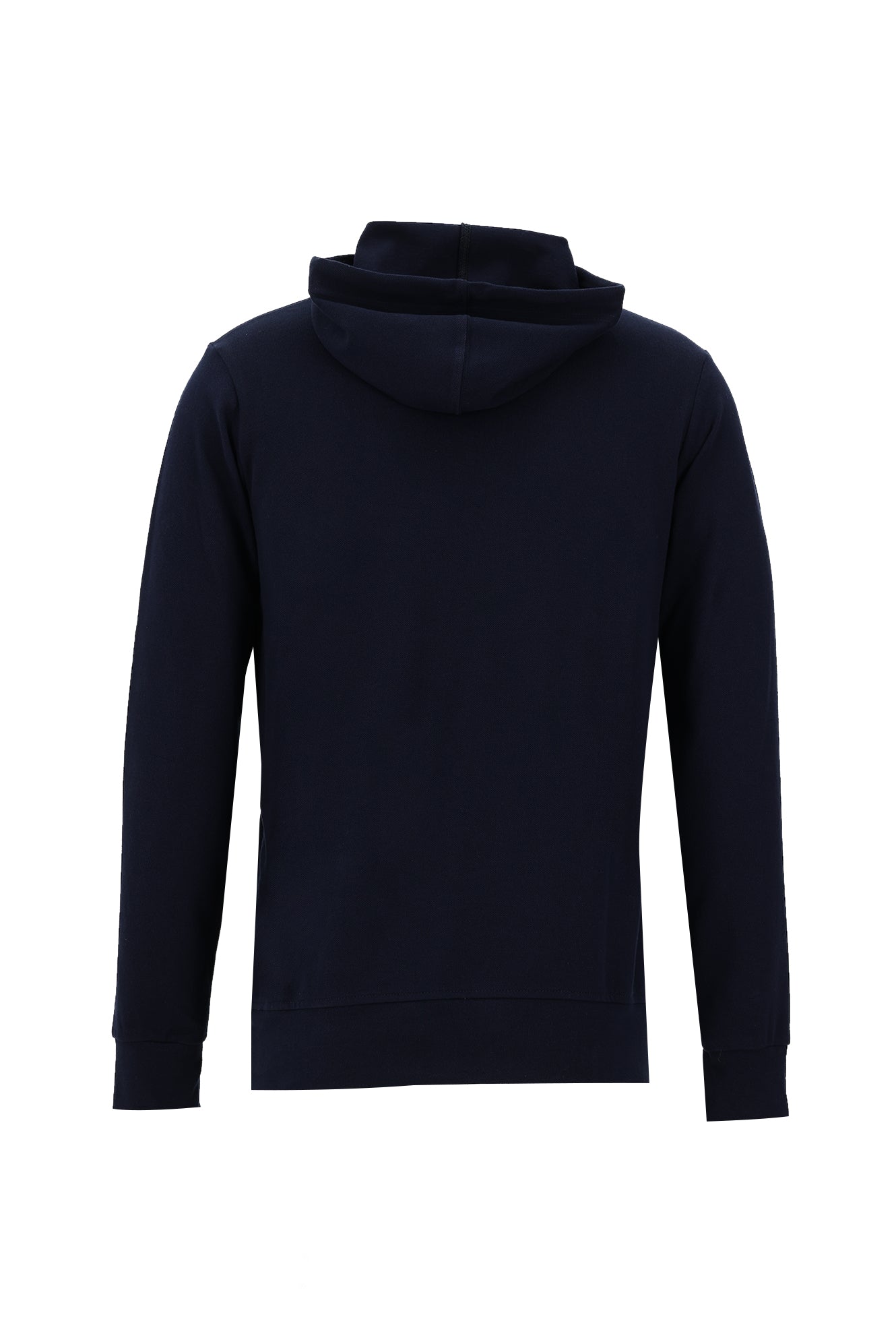 Koyu Lacivert Kapüşonlu Regular Fit Pamuk Sweatshirt