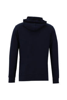Koyu Lacivert Kapüşonlu Regular Fit Pamuk Sweatshirt