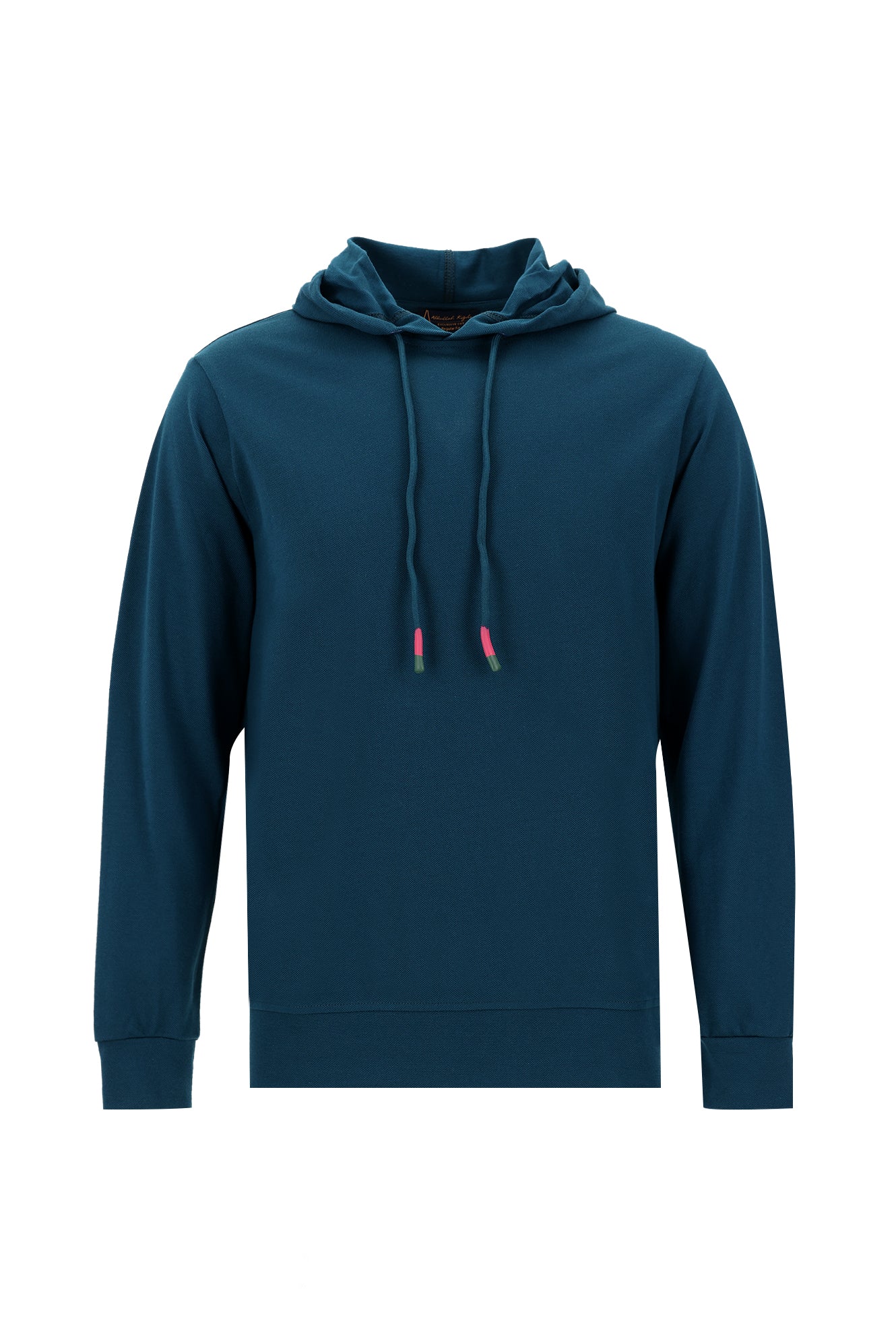 Orta Petrol Kapüşonlu Sweatshirt