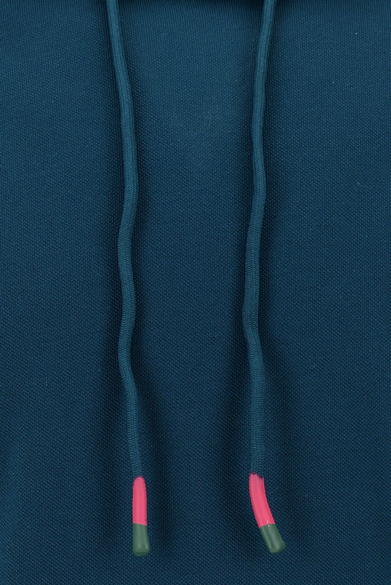 Orta Petrol Kapüşonlu Sweatshirt
