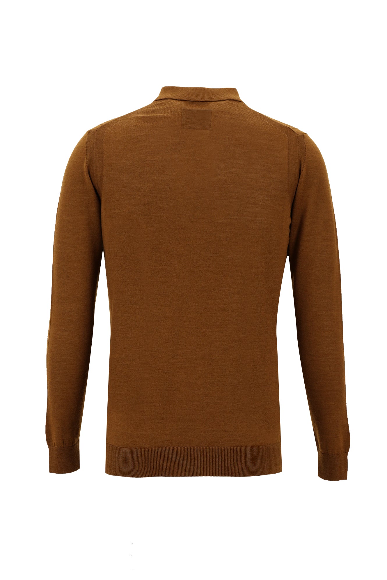 Tarçın  Polo Yaka Regular Fit Yünlü Triko Kazak