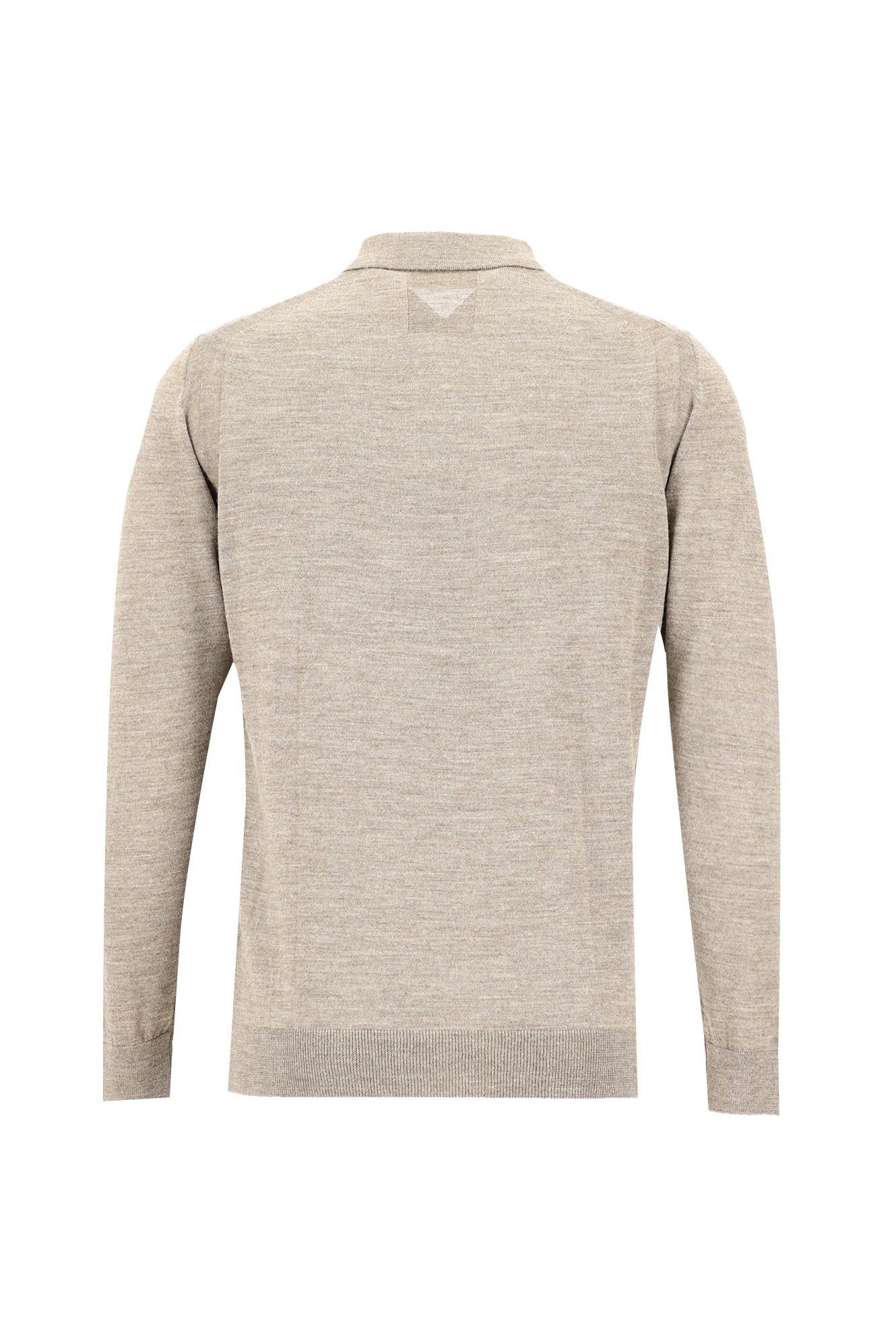 Orta Vizon Polo Yaka Regular Fit Yünlü Triko Kazak