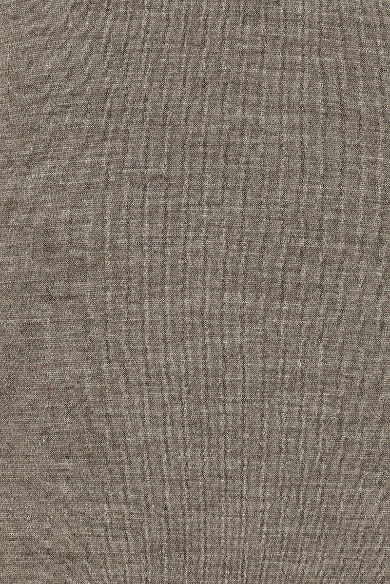 Açık Vizon Yarım Balıkçı Yaka Regular Fit Yünlü Triko Kazak