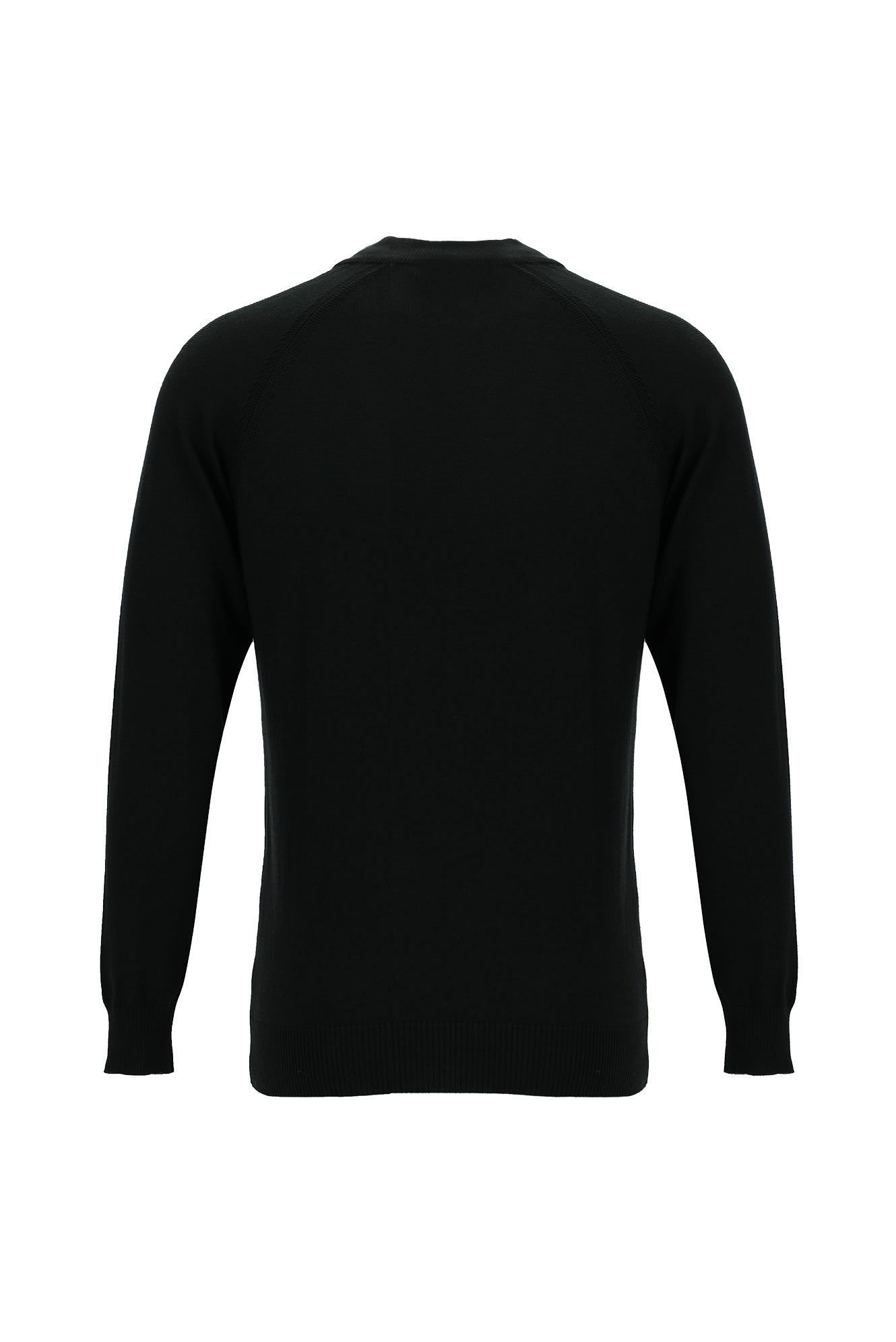 Siyah Yarım Balıkçı Yaka Slim Fit Dar Kesim Triko Kazak