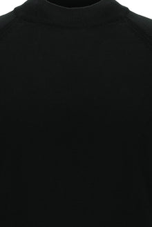 Siyah Yarım Balıkçı Yaka Slim Fit Dar Kesim Triko Kazak