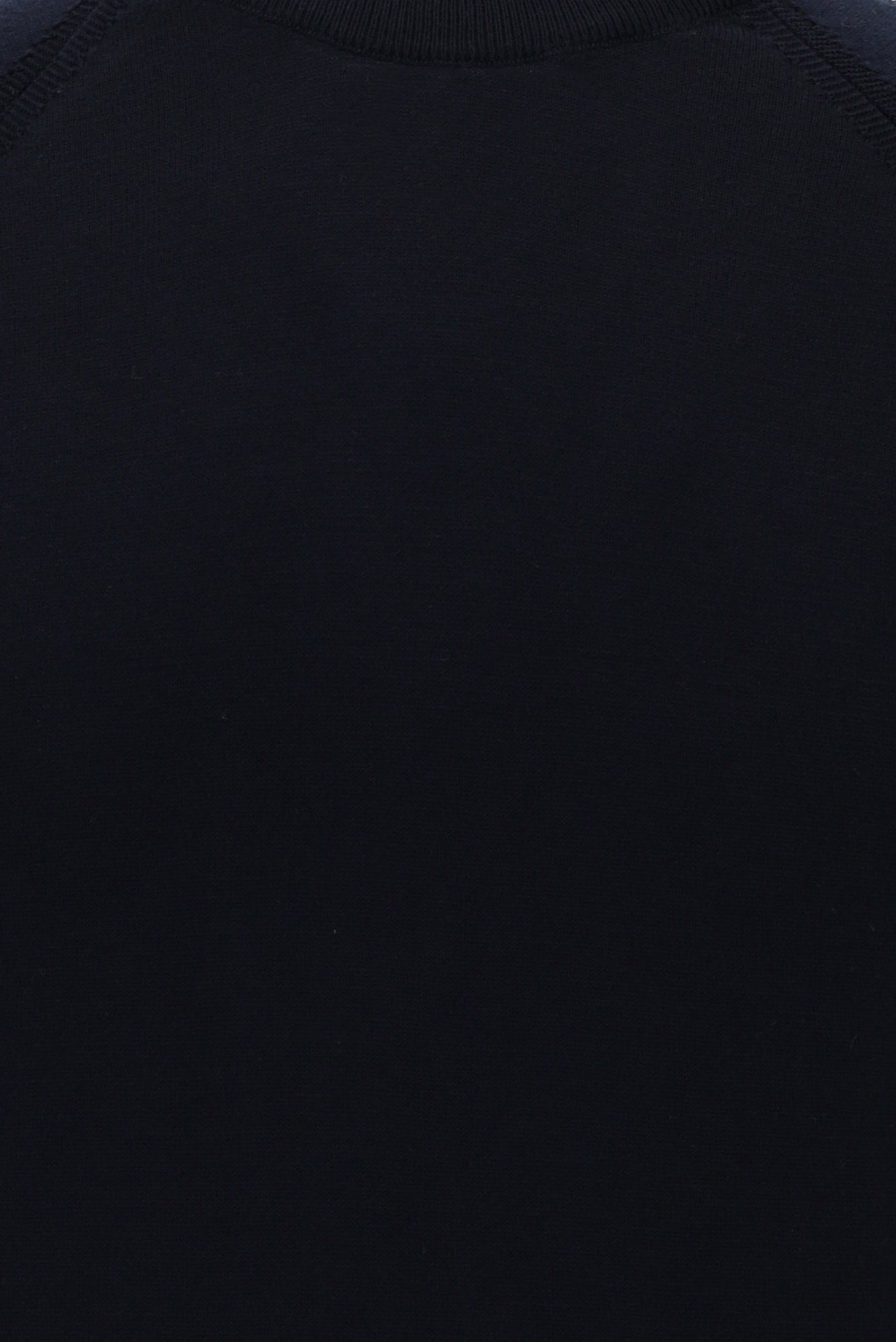 Koyu Lacivert Yarım Balıkçı Yaka Slim Fit Dar Kesim Triko Kazak