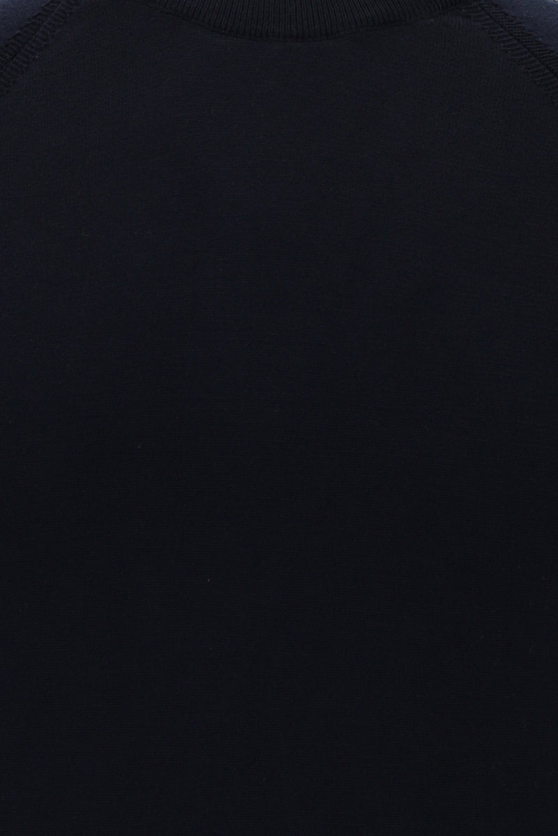 Koyu Lacivert Yarım Balıkçı Yaka Slim Fit Dar Kesim Triko Kazak