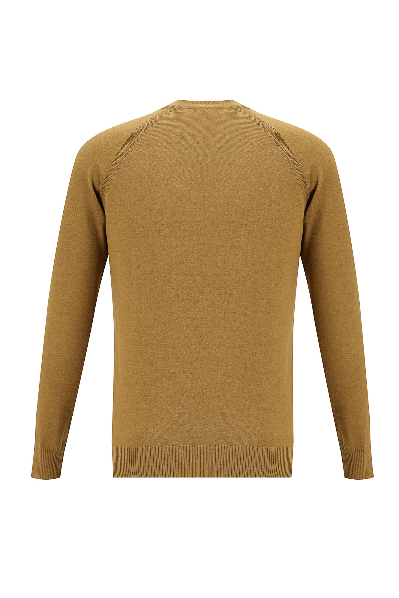 Camel Yarım Balıkçı Yaka Slim Fit Dar Kesim Triko Kazak
