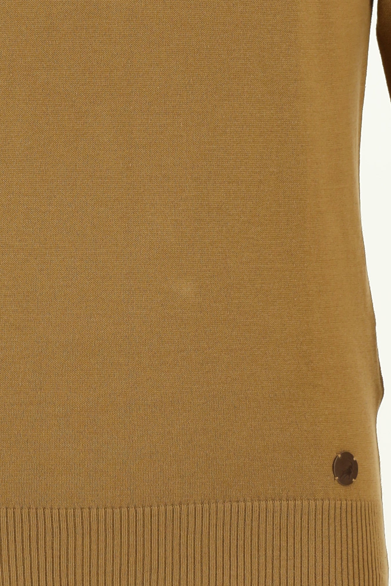Camel Yarım Balıkçı Yaka Slim Fit Dar Kesim Triko Kazak