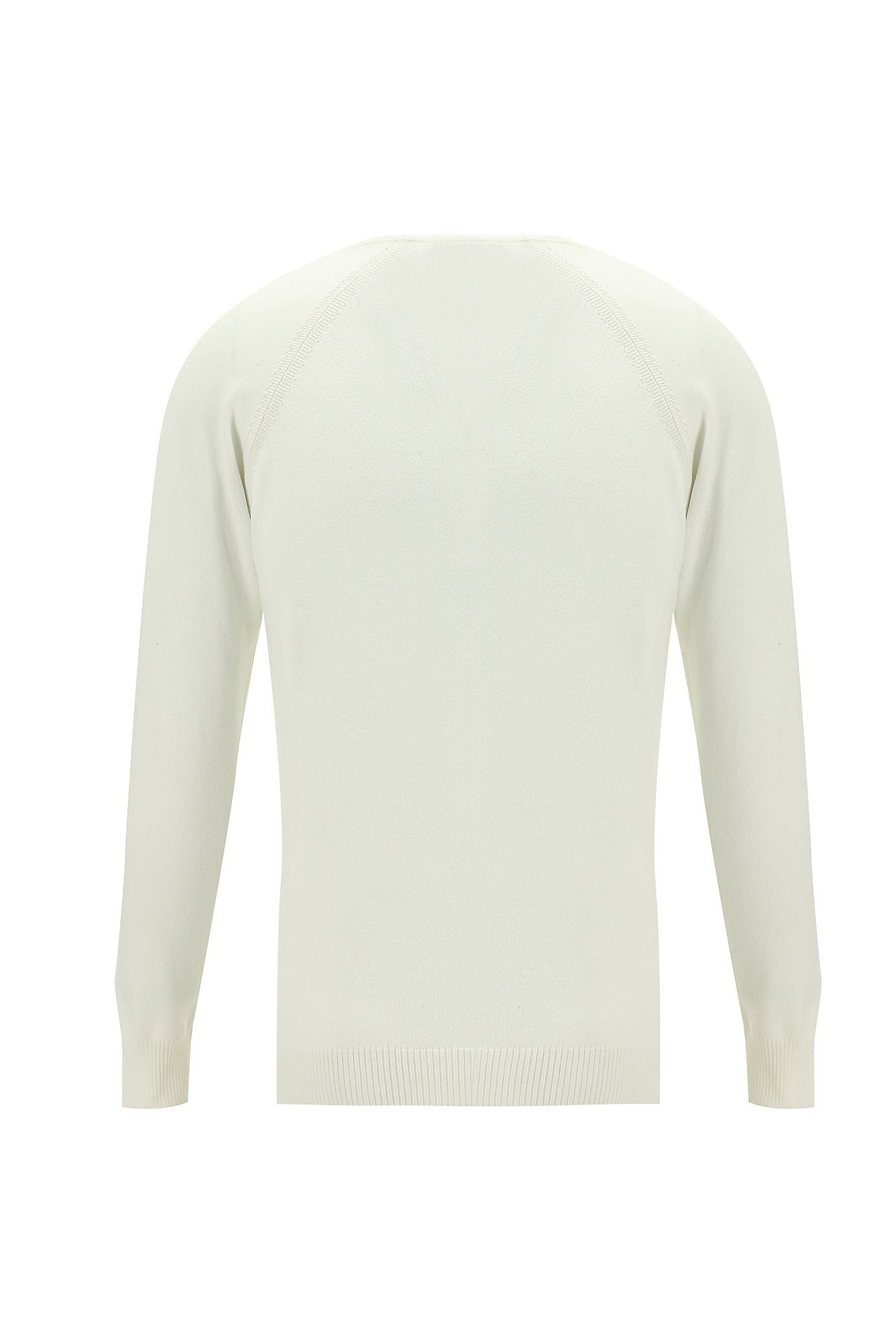 Ekru Yarım Balıkçı Yaka Slim Fit Dar Kesim Triko Kazak